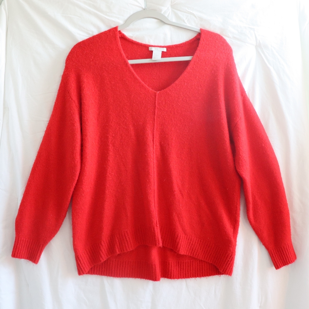 H&M Red Sweater, Size S